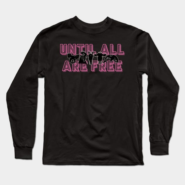 Animal Liberation Long Sleeve T-Shirt by CooperativeCompassion 